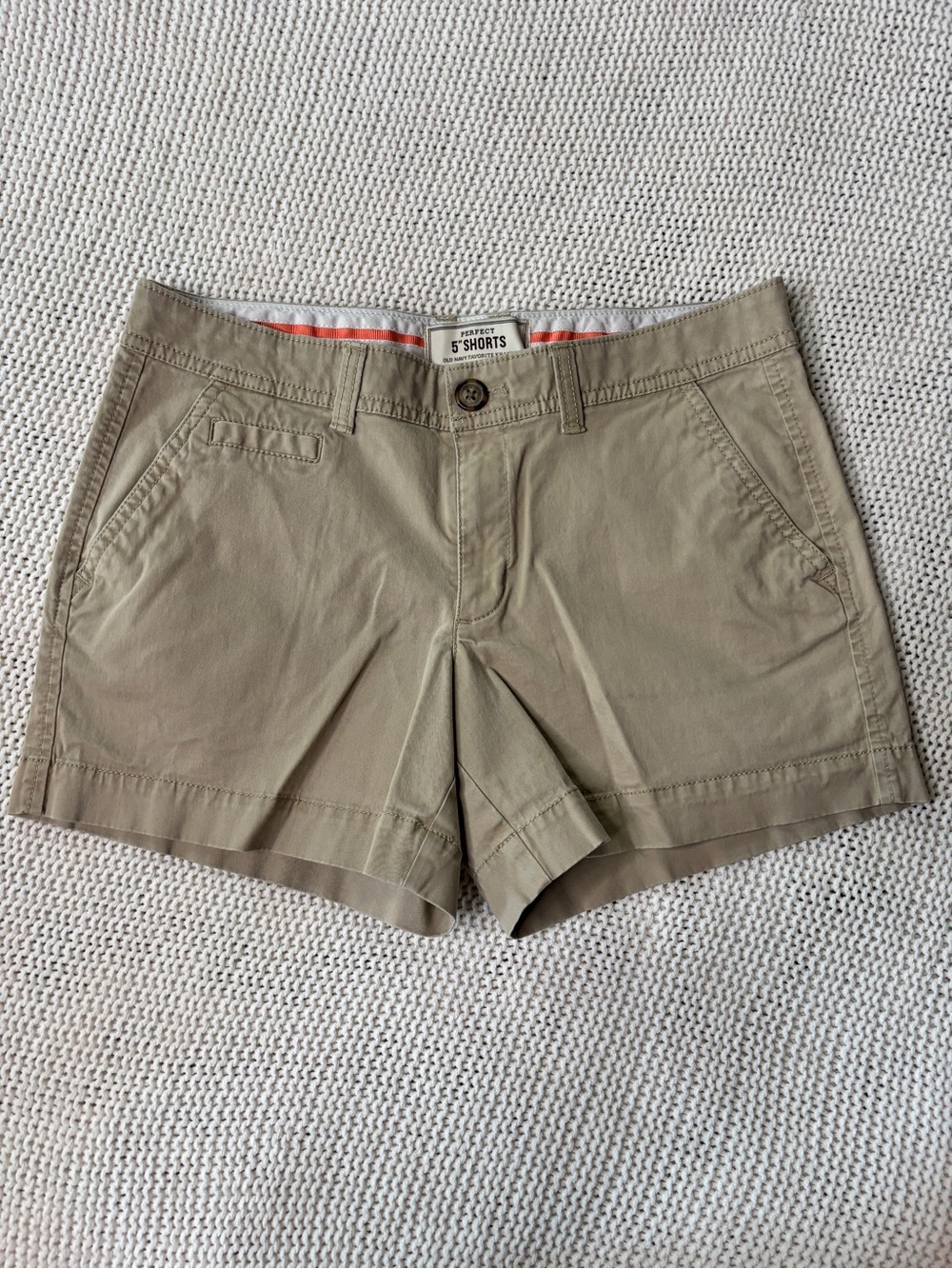 Old Navy Women's Khaki Chino Bermuda Shorts